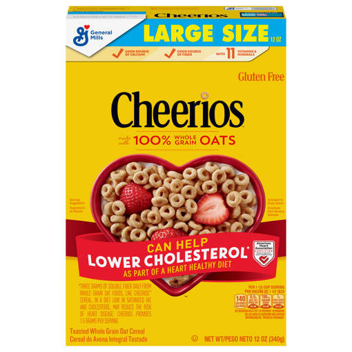 Cheerios Cereal Large Size – 12 oz (340 g)