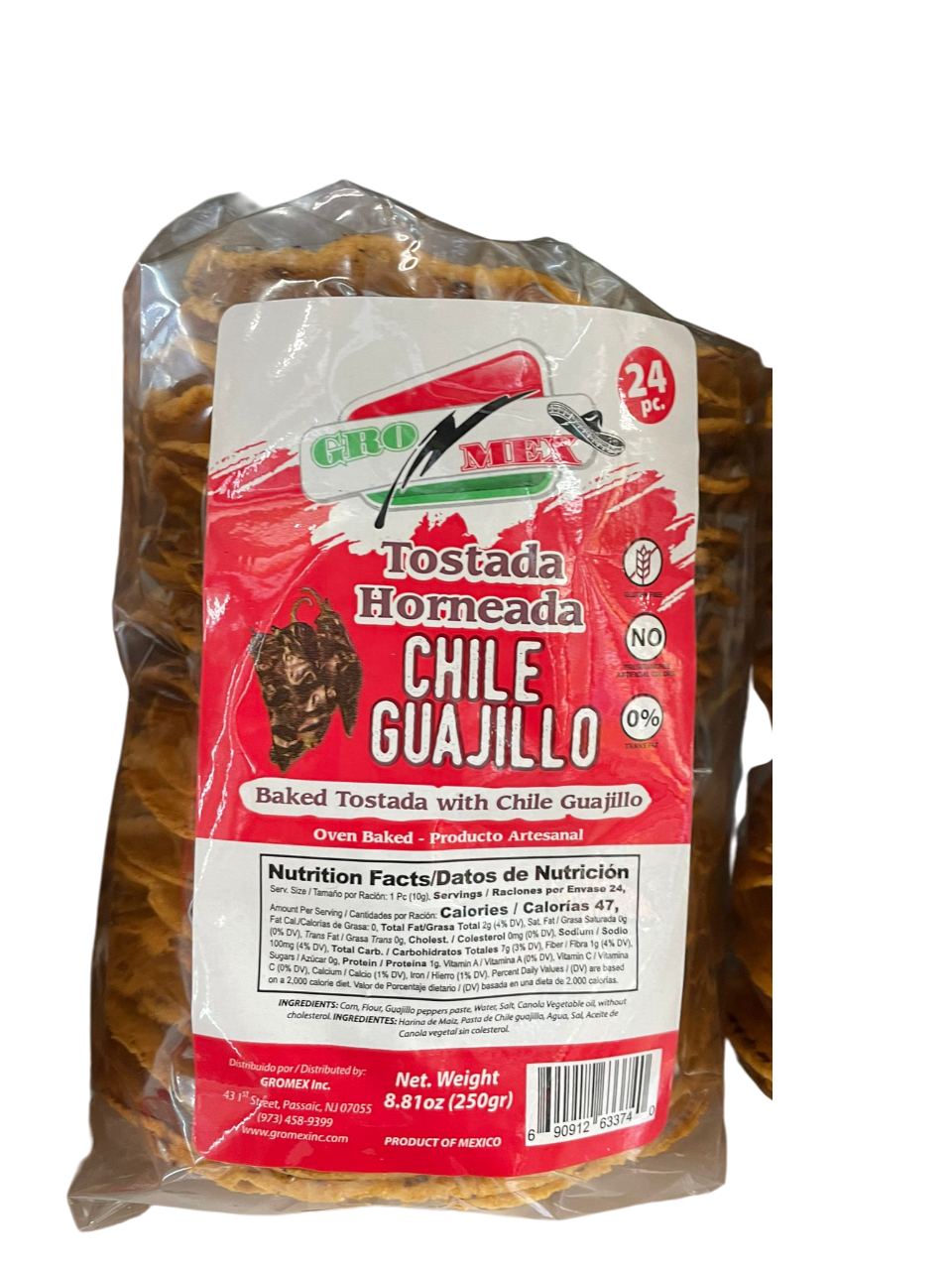 Tostada Horneada de Chile Guajillo