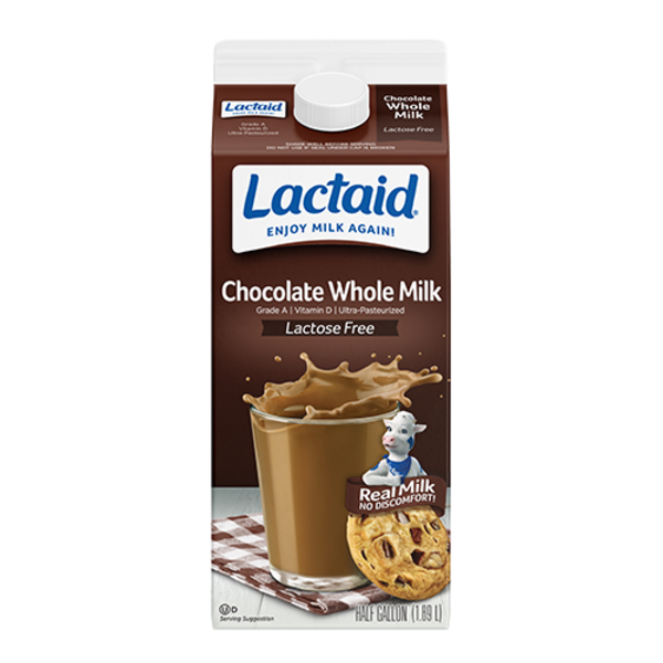 Lactaid Leche Entera con Chocolate – ½ Galón (64 fl oz / 1.89 L)