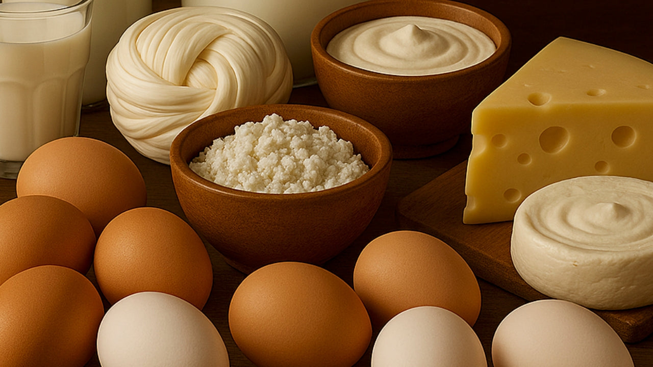 LÁCTEOS Y HUEVOS