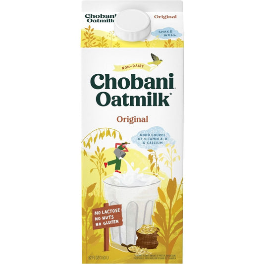 Chobani Oatmilk Original – 52 fl oz (1.53 L)