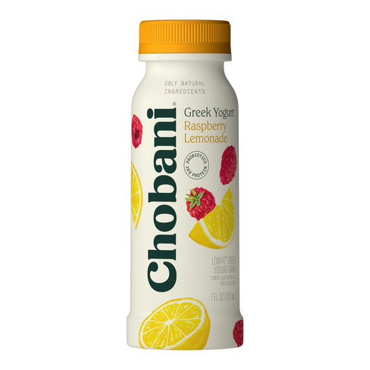 Chobani Bebida de Yogurt Griego Frambuesa-Limonada – 7 fl oz