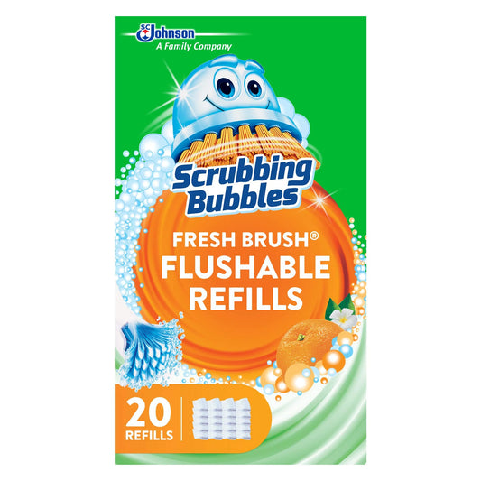 Scrubbing Bubbles Fresh Brush Flushable Refills – 20 Count