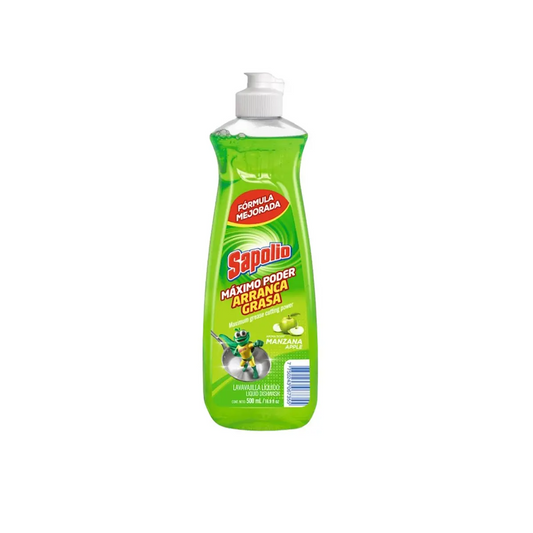 Sapolio Dishwashing Liquid – Apple Scent – ​​500 mL