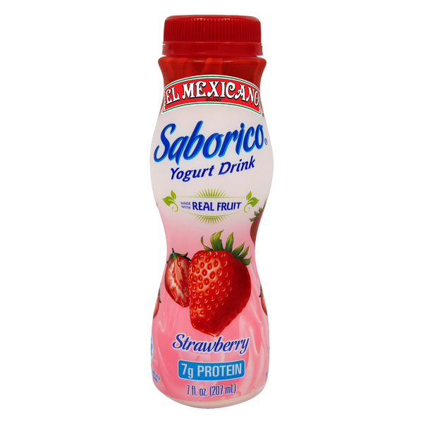 El Mexicano Saborico Bebida de Yogurt Fresa – 7 fl oz