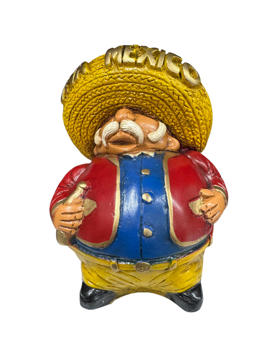 Decorative Piggy Bank “Viva México” – Mexican Charro with Sombrero