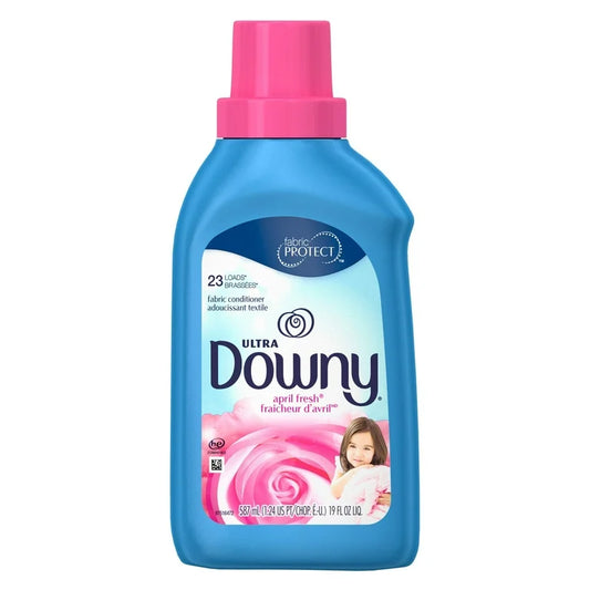 Downy Ultra April Fresh Liquid Fabric Softener – 19 fl oz (587 mL)