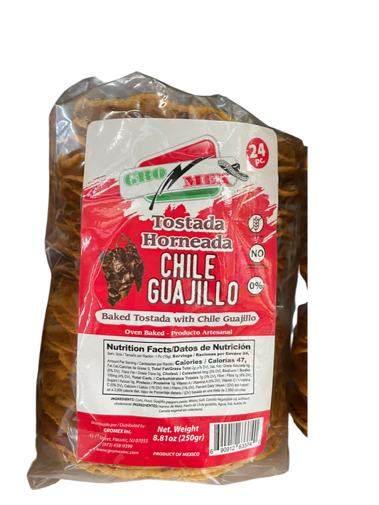 Tostada Horneada de Chile Guajillo
