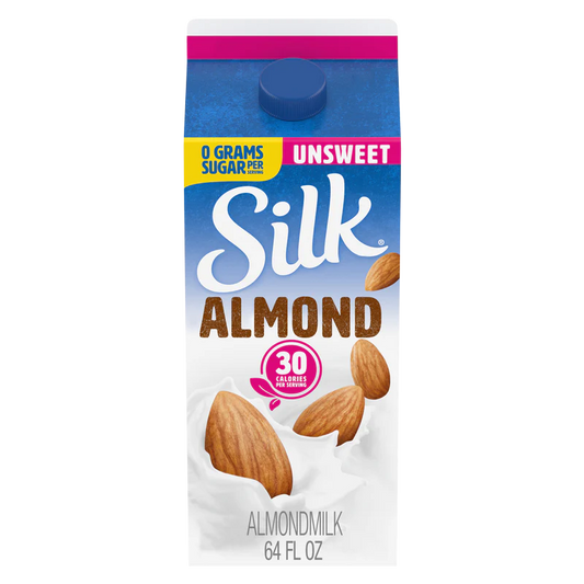 Silk Almondmilk Sin Azúcar – 64 fl oz (½ galón)