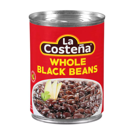 La Costena Whole Black Beans 560g
