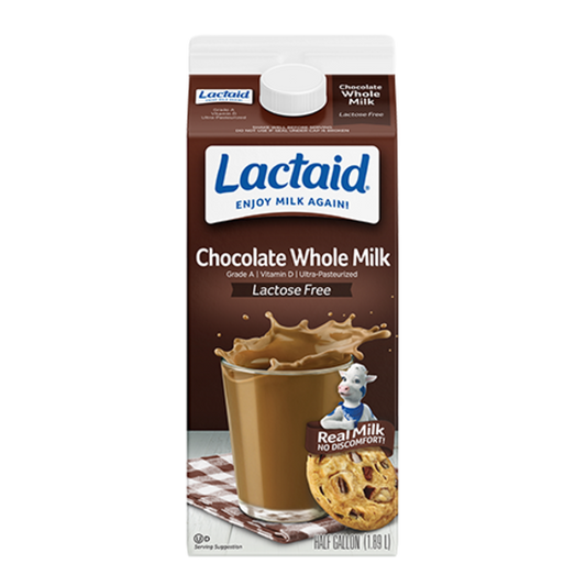 Lactaid Leche Entera con Chocolate – ½ Galón (64 fl oz / 1.89 L)
