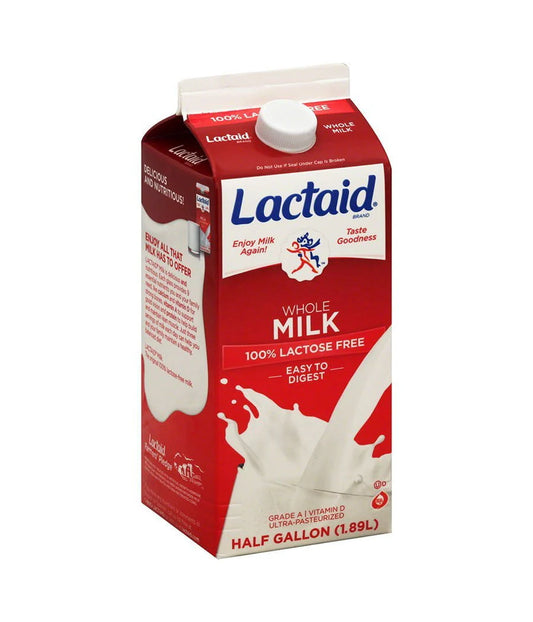 Lactaid Leche Entera – Sin Lactosa (½ Galón / 1.89 L)