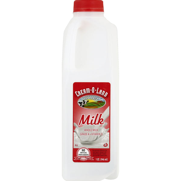 Leche "Cream-O-Land" Entera (1 cuarto)