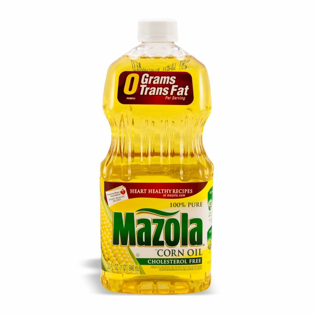 Mazola Aceite 100% Puro de Maíz – 32 fl oz (1 qt / 946 ml)