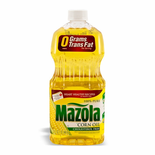 Mazola Aceite 100% Puro de Maíz – 32 fl oz (1 qt / 946 ml)