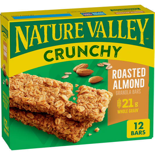 Nature Valley Crunchy Granola Bars - Roasted Almond - 12 Pack
